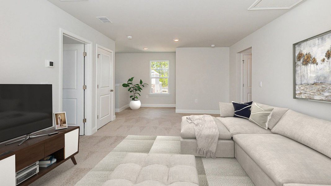 Representative furnished interior of a home built from the BELFORT by D.R. Horton in Coastal Farms, Conway (Image 4). Representative furnished interior of a home built from the BELFORT by D.R. Horton in Coastal Farms, Conway (Image 4).