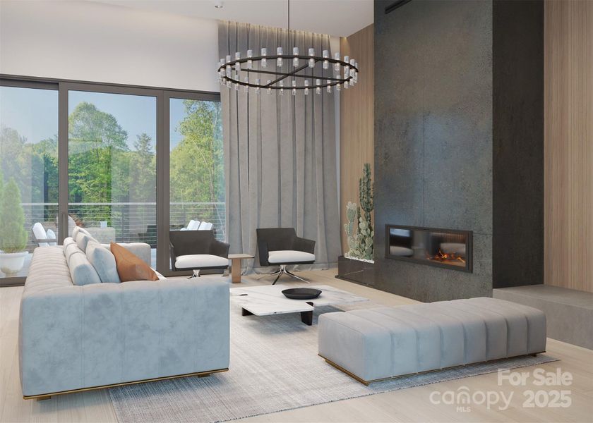 Furnished interior view inside a new home in , Arden (Image 5).