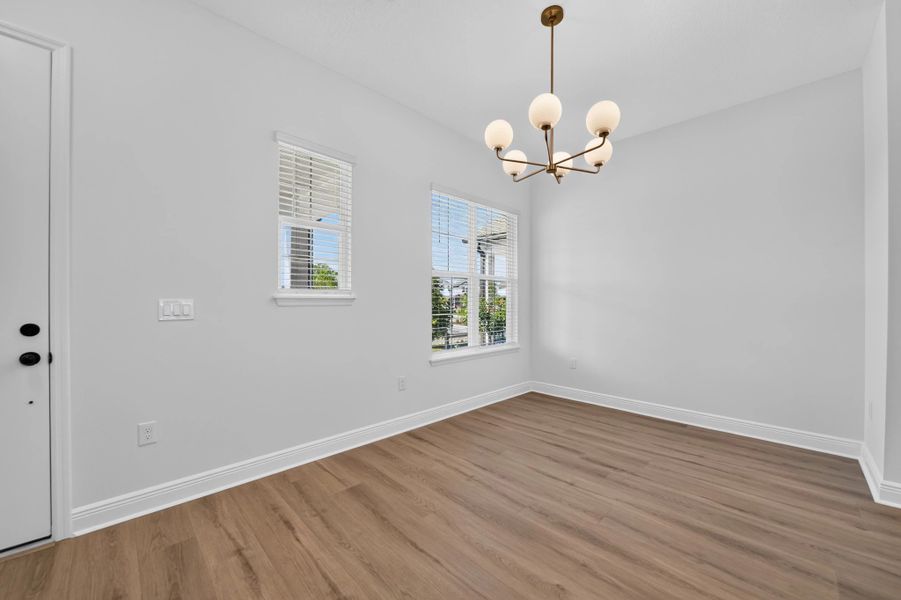 Spacious, unfurnished interior of a new home in Lake Cawood Cove, Windermere (Image 11). Spacious, unfurnished interior of a new home in Lake Cawood Cove, Windermere (Image 11).