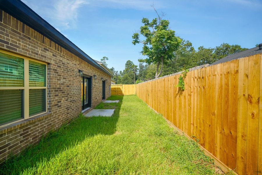 Back patio perfect for relaxing or entertaining guests
