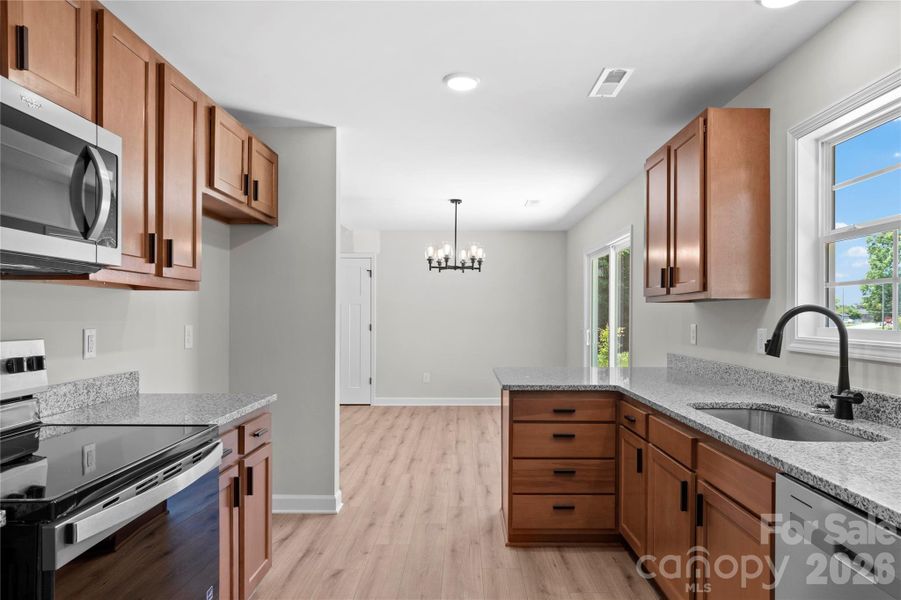 Furnished interior view inside a new home in , Winston-Salem (Image 7).
