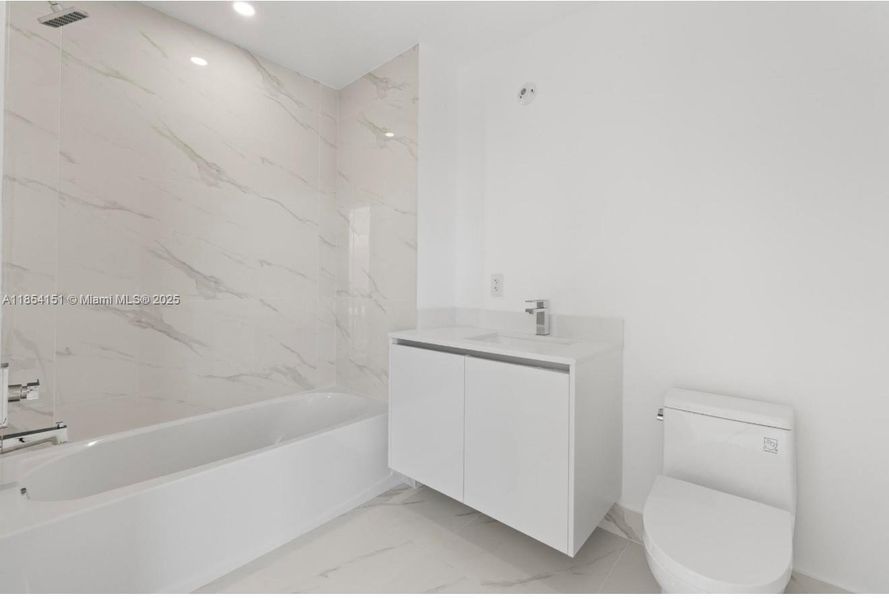 Furnished interior view inside a new home in , Miami (Image 24).