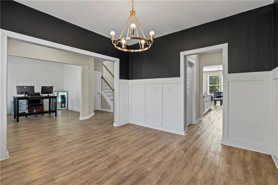 Spacious, unfurnished interior of a new home in Crossing Creeks, Monroe (Image 26). Spacious, unfurnished interior of a new home in Crossing Creeks, Monroe (Image 26).