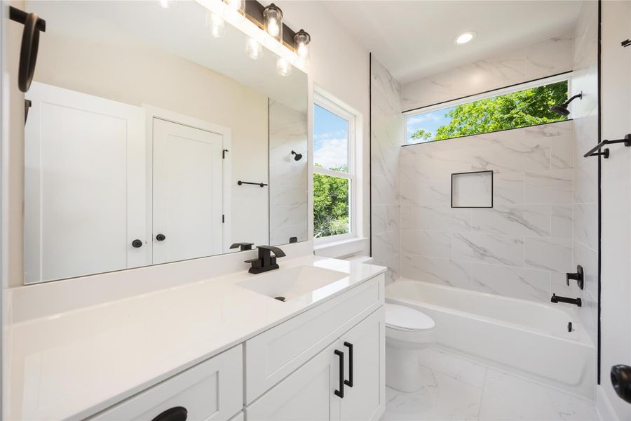 Furnished interior view inside a new home in , Houston (Image 14).