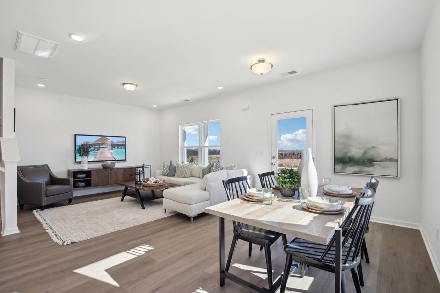 Furnished interior view inside a new home in Wilson Meadows, Clarksville (Image 12).