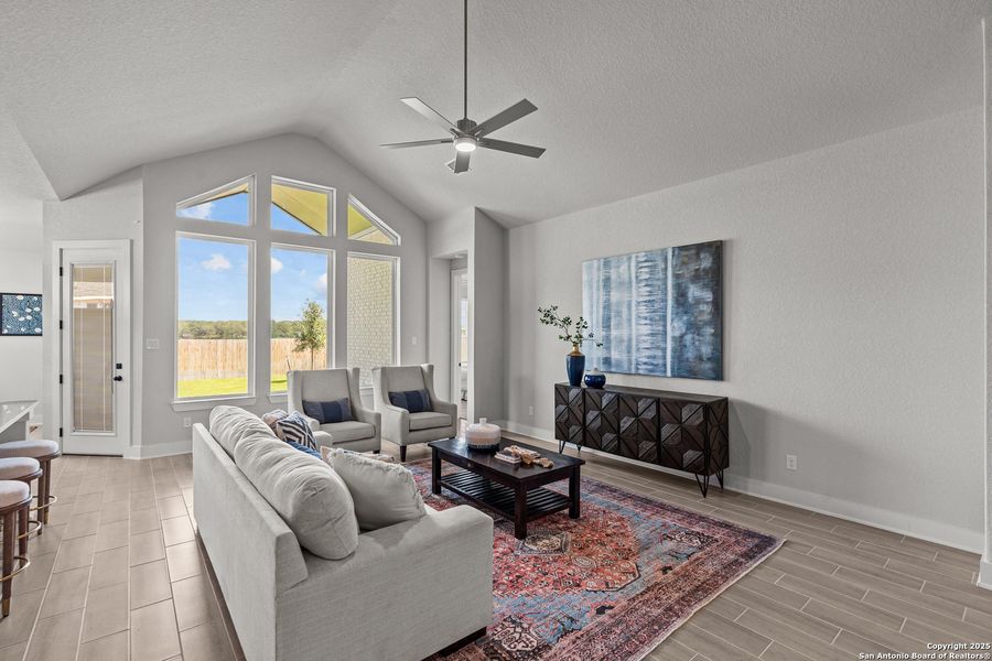 Furnished interior view inside a new home in Alsatian Oaks, Castroville (Image 14). Furnished interior view inside a new home in Alsatian Oaks, Castroville (Image 14).