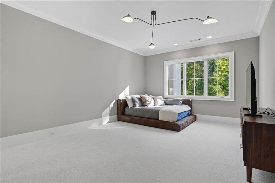 Furnished interior view inside a new home in Crossroads, Alpharetta (Image 45).