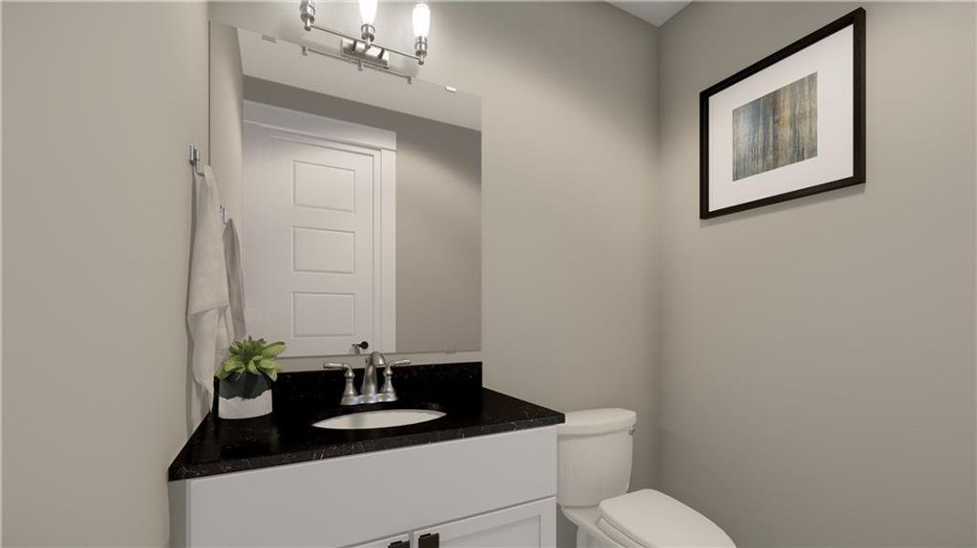 Furnished interior view inside a new home in , Ellijay (Image 17).