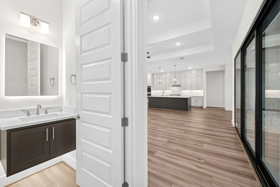 Furnished interior view inside a new home in Riverstone, Georgetown (Image 13).
