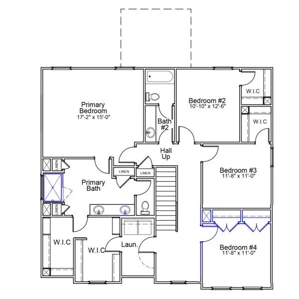 2D floor plan layout of this home in East Wynd, Hampstead, NC (Image 3). 2D floor plan layout of this home in East Wynd, Hampstead, NC (Image 3).