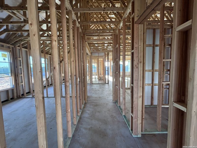 In-progress construction of a new home in The Heritage at Saddlebrook Ranch 70's, Schertz, TX (Image 11).