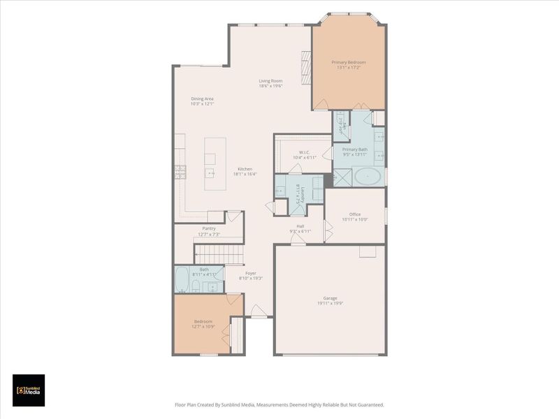 1st Floor Floorplan 4059 Elevation D