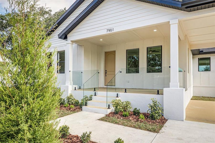 Exterior details and patio area of a home in , Tampa (Image 3). Exterior details and patio area of a home in , Tampa (Image 3).