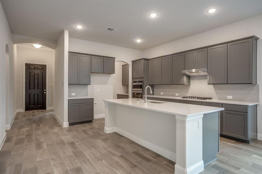 Beazer Homes Treeline Meridian Floorplan. This is not a photo of the actual home, but is a photo of the Meridian floorplan.