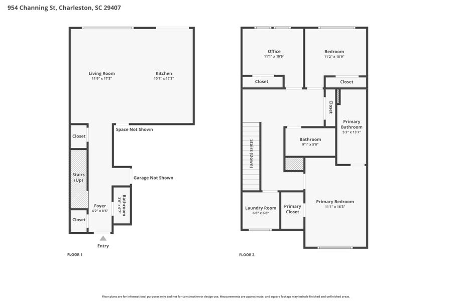2D floor plan layout of this home in , Charleston, SC (Image 5). 2D floor plan layout of this home in , Charleston, SC (Image 5).
