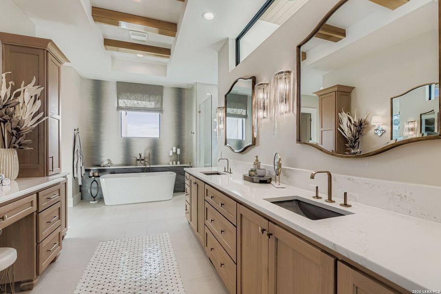 Furnished interior view inside a new home in Pecan Springs, Boerne (Image 16).