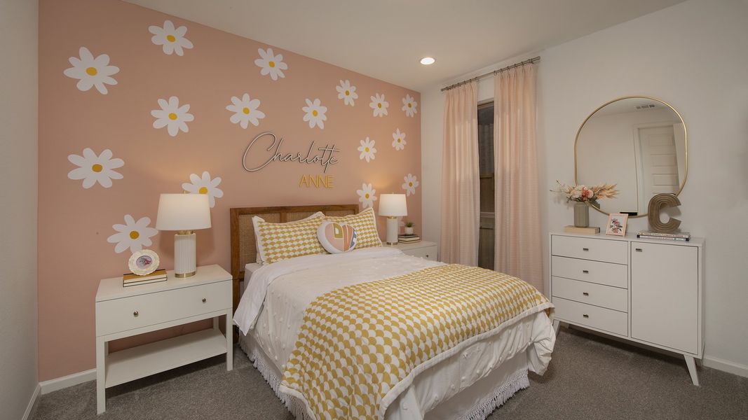 Furnished interior view inside a new home in The Groves 45', Humble (Image 11).