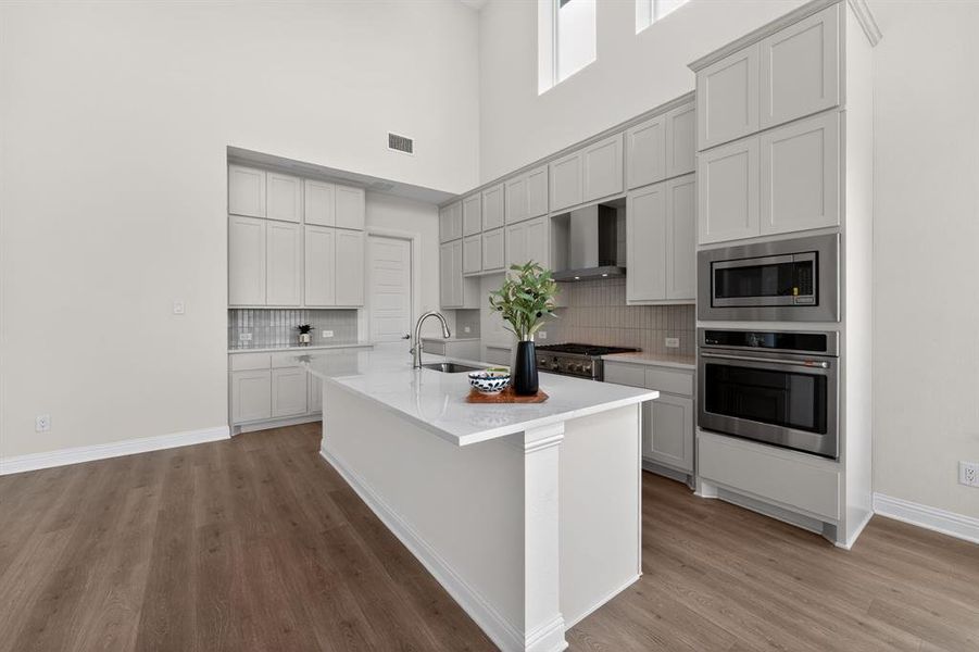 Furnished interior view inside a new home in Highland Crossing, Celina (Image 6).