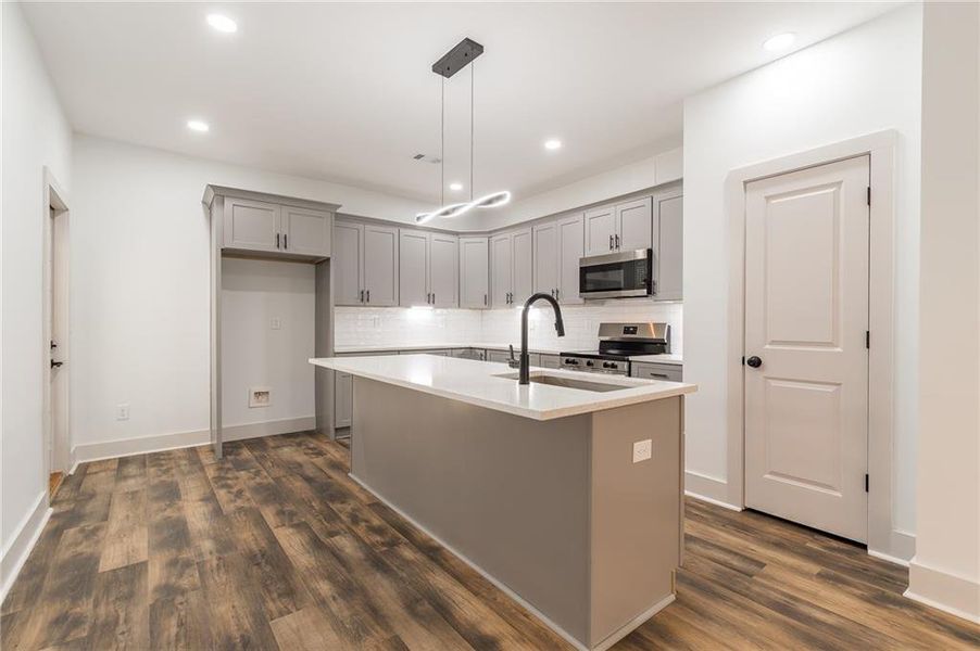 Furnished interior view inside a new home in , Decatur (Image 10).