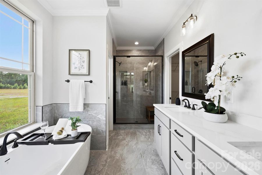 Furnished interior view inside a new home in , Lancaster (Image 14).