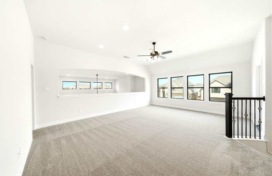 Spacious, unfurnished interior of a new home in Bridgeland 50', Cypress (Image 18). Spacious, unfurnished interior of a new home in Bridgeland 50', Cypress (Image 18).