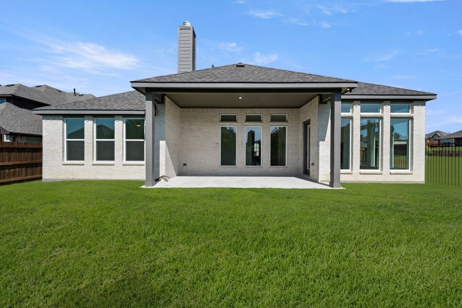 Exterior details and patio area of a home in Panchasarp Farms, Burleson (Image 24). Exterior details and patio area of a home in Panchasarp Farms, Burleson (Image 24).