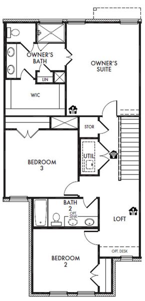 2D floor plan layout of this home in Sereno Oaks, Dallas, TX (Image 4). 2D floor plan layout of this home in Sereno Oaks, Dallas, TX (Image 4).