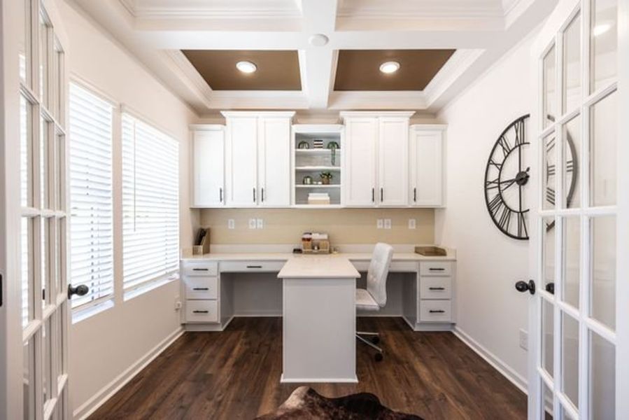 Representative furnished interior of a home built from the Abigale by True Homes in Morgan Hills, Albemarle (Image 11).