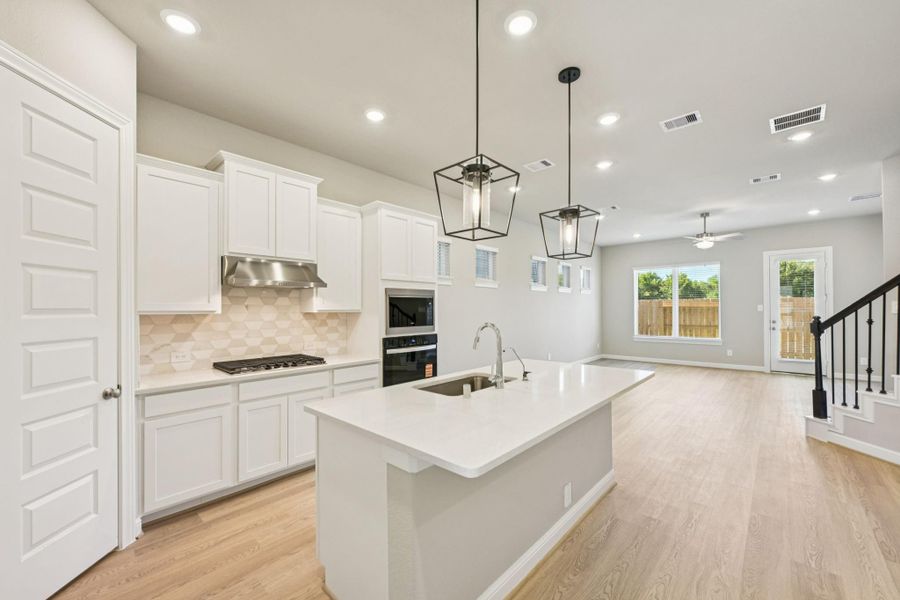 Furnished interior view inside a new home in Kemah Crossing - Luxe Series, Kemah (Image 13).