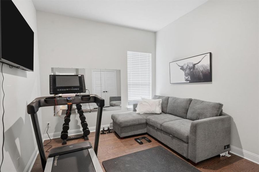 Furnished interior view inside a new home in Abe's Landing, Granbury (Image 19).