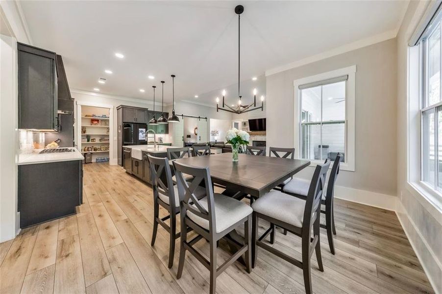 Furnished interior view inside a new home in , Woodstock (Image 10).