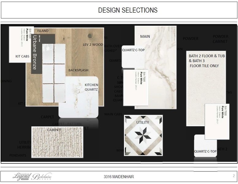 Representative photo of design selections for 3116 Maidenhair Lane Representative photo of design selections for 3116 Maidenhair Lane