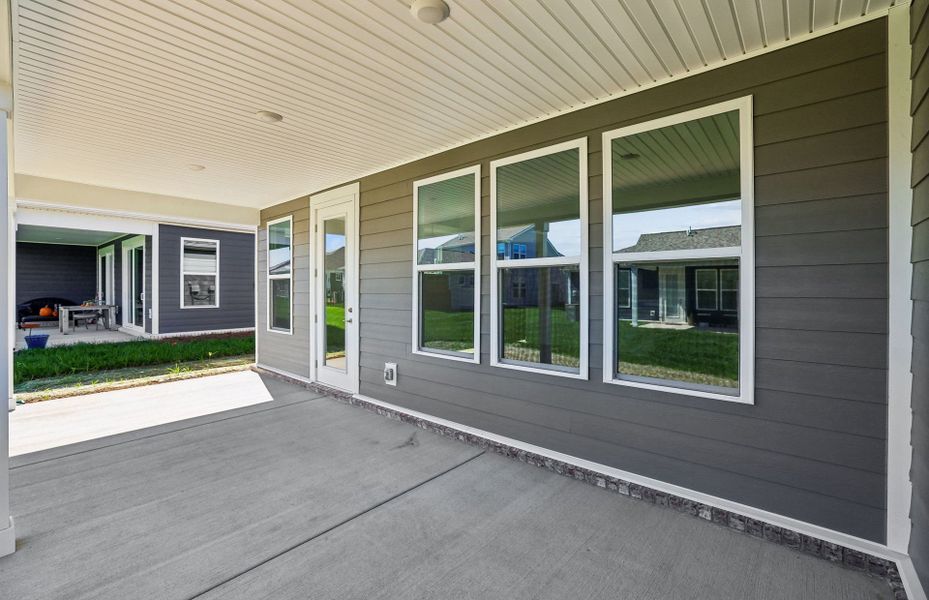Exterior details and patio area of a home in Del Webb Southern Harmony, Murfreesboro (Image 26).
