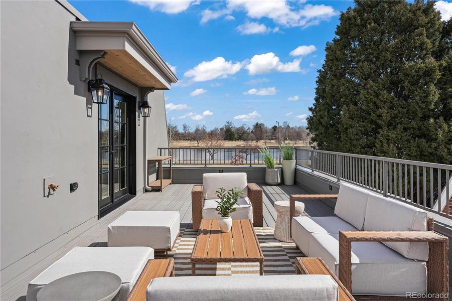 Exterior details and patio area of a home in , Denver (Image 24).