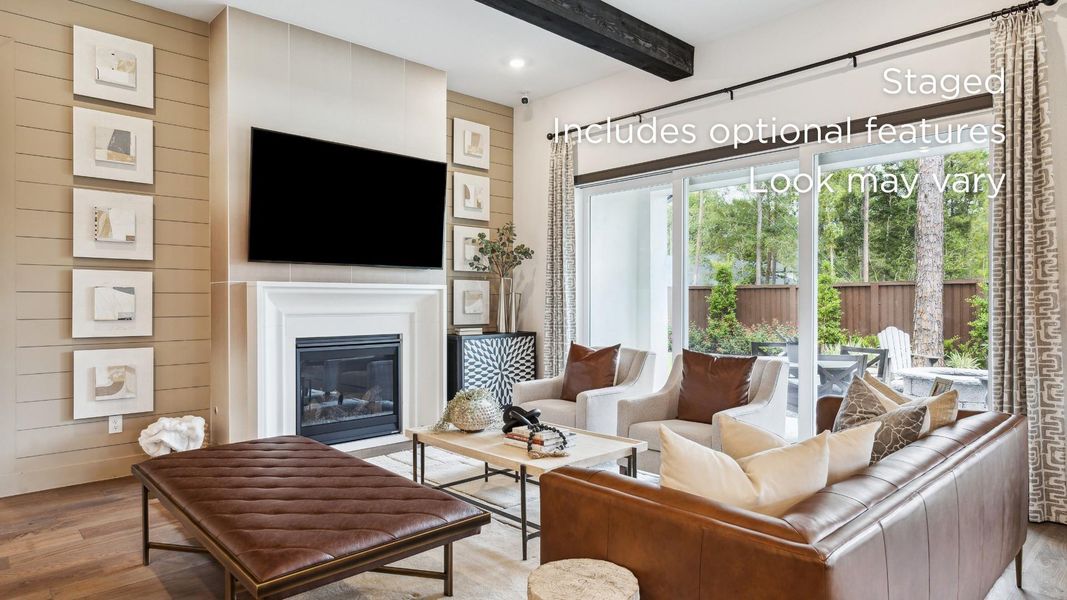 Furnished interior view inside a new home in The Grand Prairie 60', Hockley (Image 3).