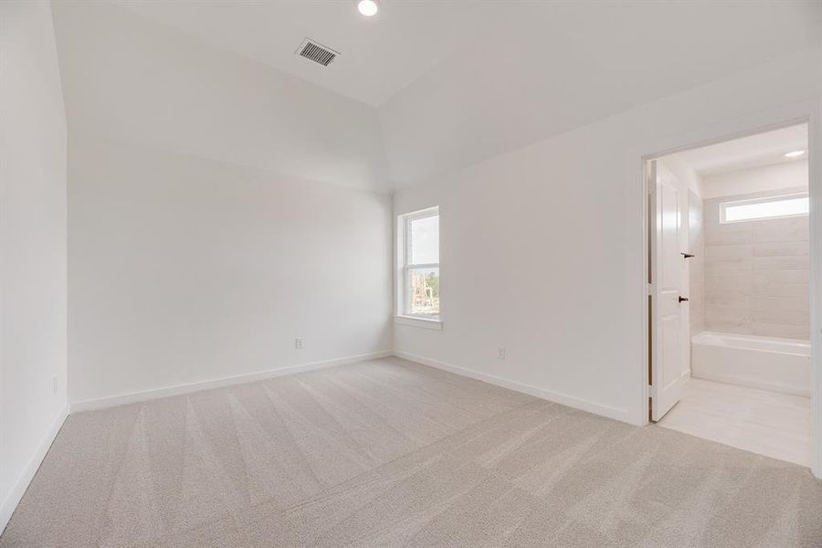 Spacious, unfurnished interior of a new home in Light Farms Brenham - 40' Lots, Celina (Image 28).