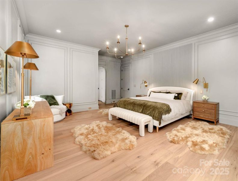 Furnished interior view inside a new home in , Charlotte (Image 12).