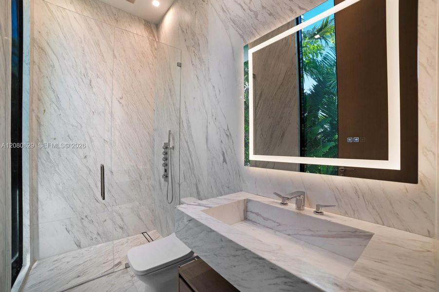 Furnished interior view inside a new home in , Miami Beach (Image 13).