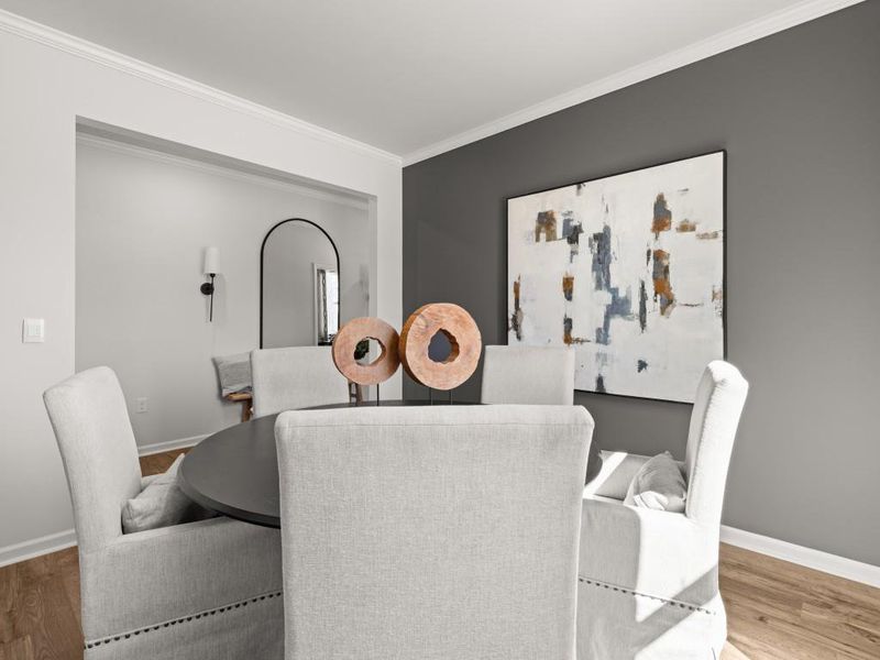 Furnished interior view inside a new home in Falcon Landing, Gainesville (Image 5).