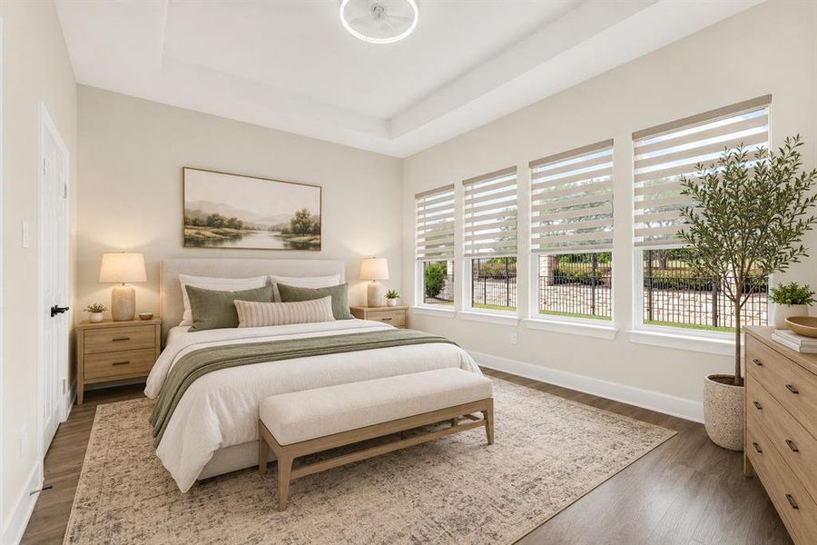 Primary Bedroom - virtually staged