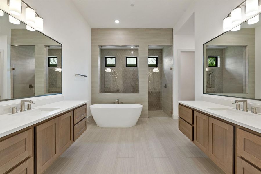 Furnished interior view inside a new home in Sweetwater, Austin (Image 5).