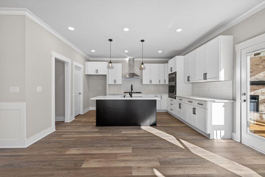 Furnished interior view inside a new home in , Flowery Branch (Image 7).