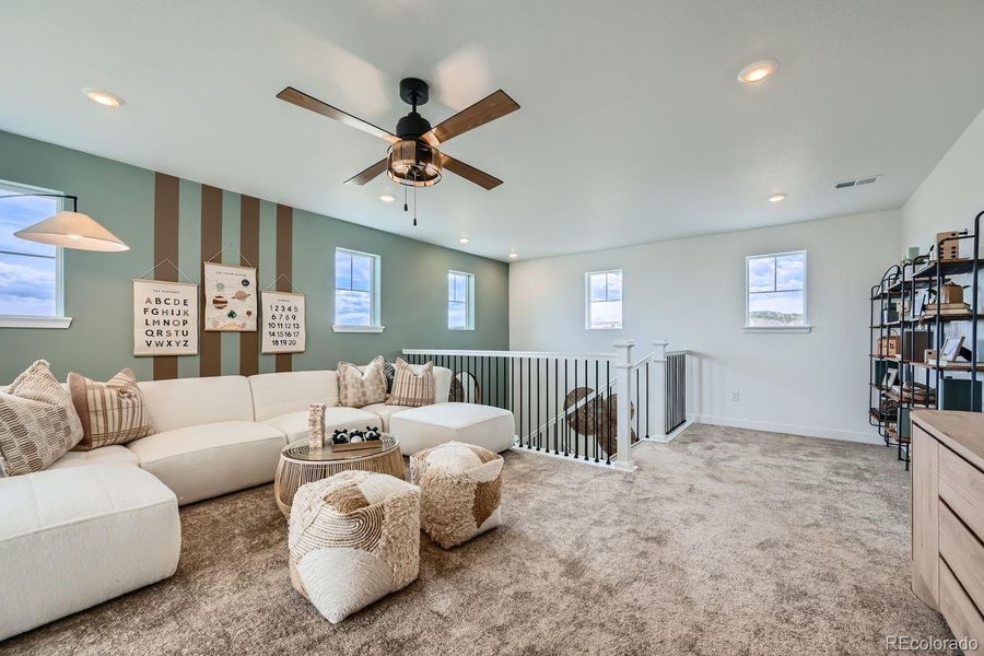 Furnished interior view inside a new home in Riano Ridge: The Grand Collection, Loveland (Image 6).