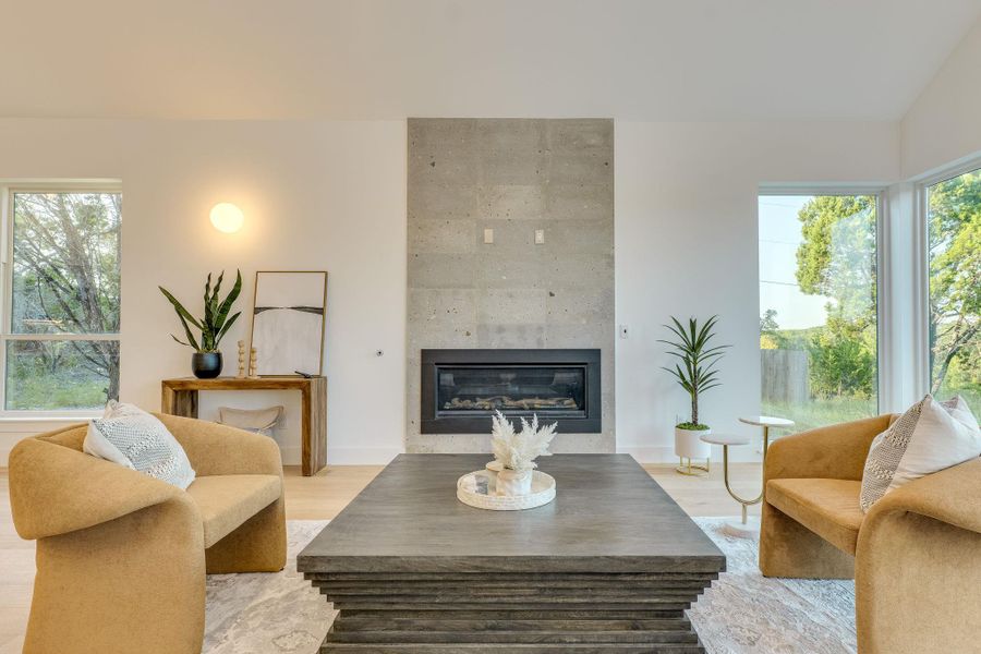 Furnished interior view inside a new home in , Austin (Image 31). Furnished interior view inside a new home in , Austin (Image 31).