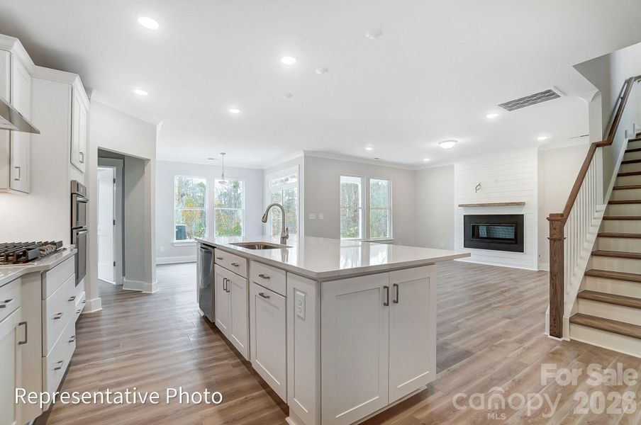 Furnished interior view inside a new home in Waterford Commons, Rock Hill (Image 8).