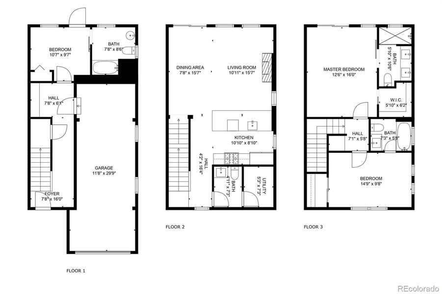 2D floor plan layout of this home in , Granby, CO (Image 3). 2D floor plan layout of this home in , Granby, CO (Image 3).