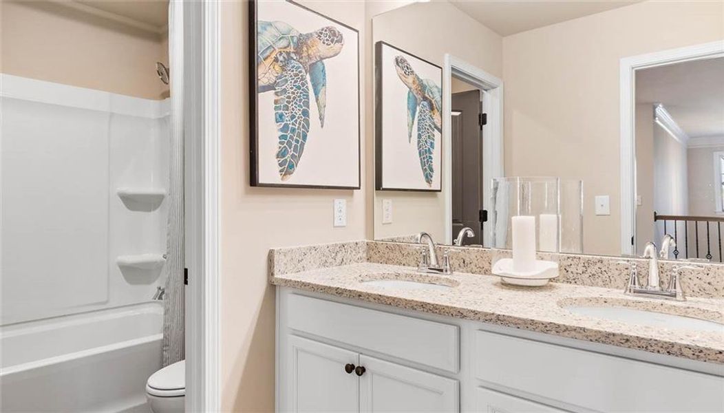 Furnished interior view inside a new home in Camp Creek Village, Atlanta (Image 30).