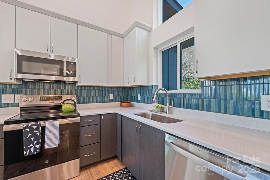 Furnished interior view inside a new home in , Sylva (Image 13).