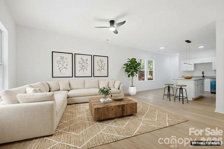 Furnished interior view inside a new home in , Wadesboro (Image 10).