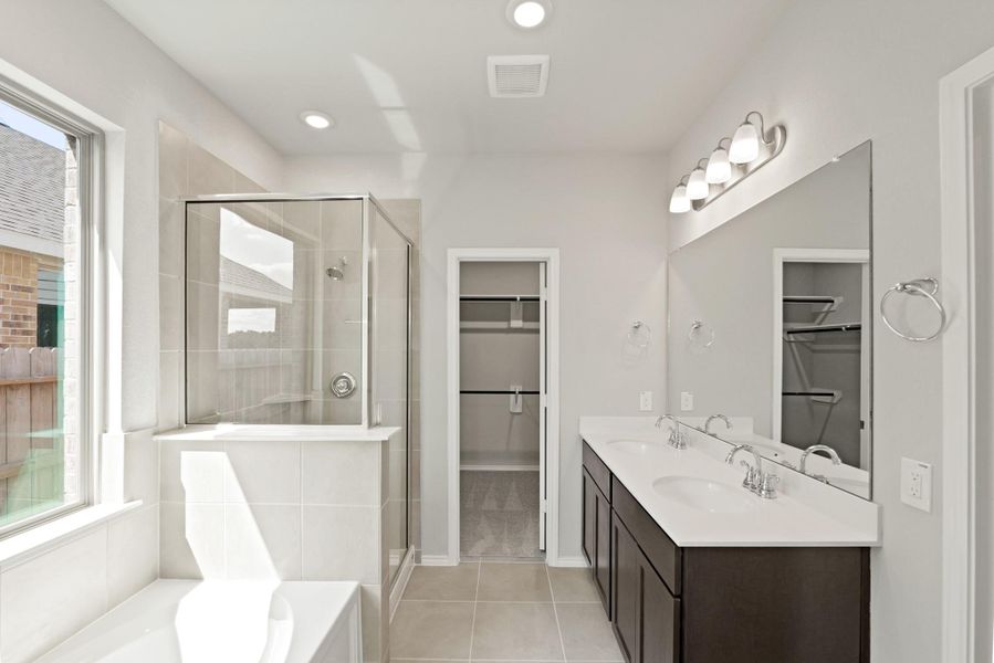 Furnished interior view inside a new home in The Trails, New Caney (Image 10).